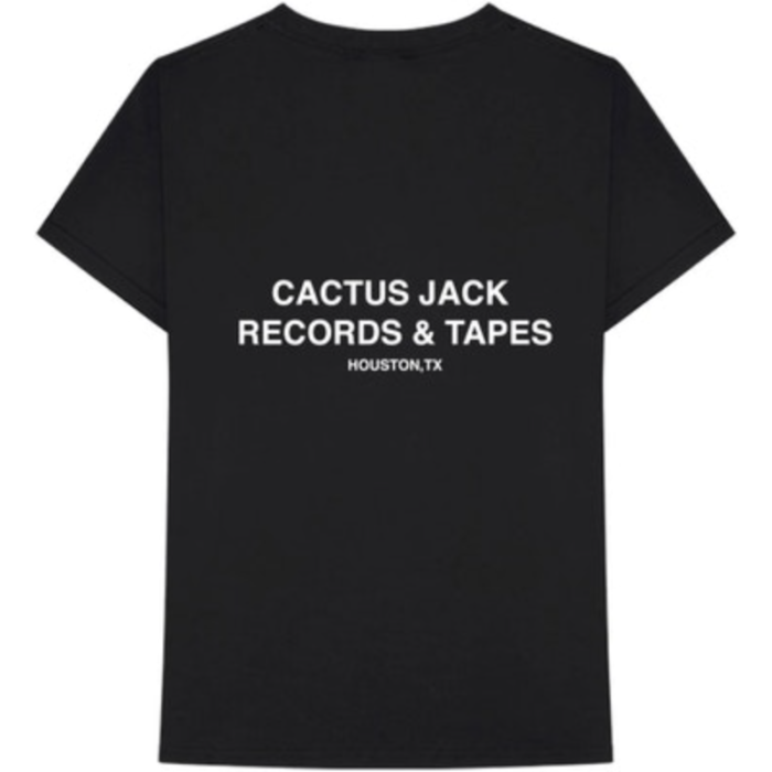 Cactus jack records and tapes Houston tee