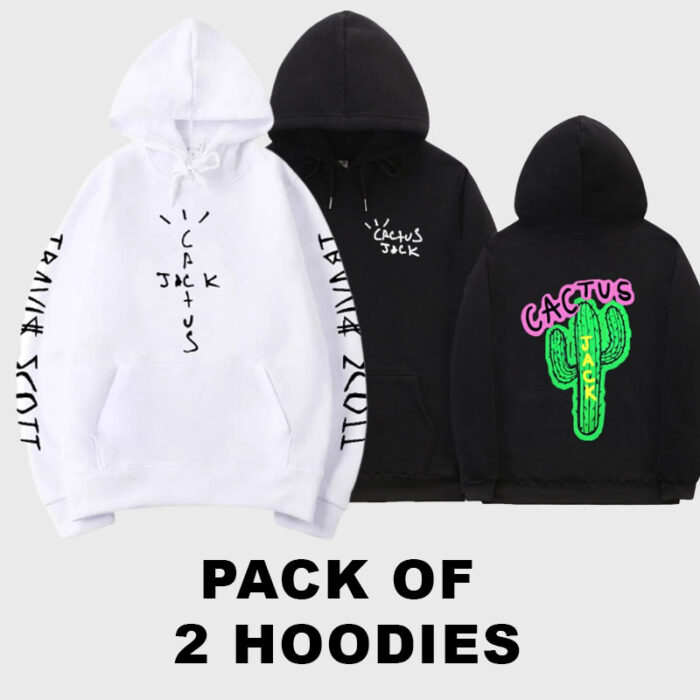 Pack of Cactus Jack & Travis Scott Hoodies (30$ off)