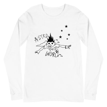 Travis Scott Astroworld Look Mom I Can Fly Astroworld Long Sleeve Tee