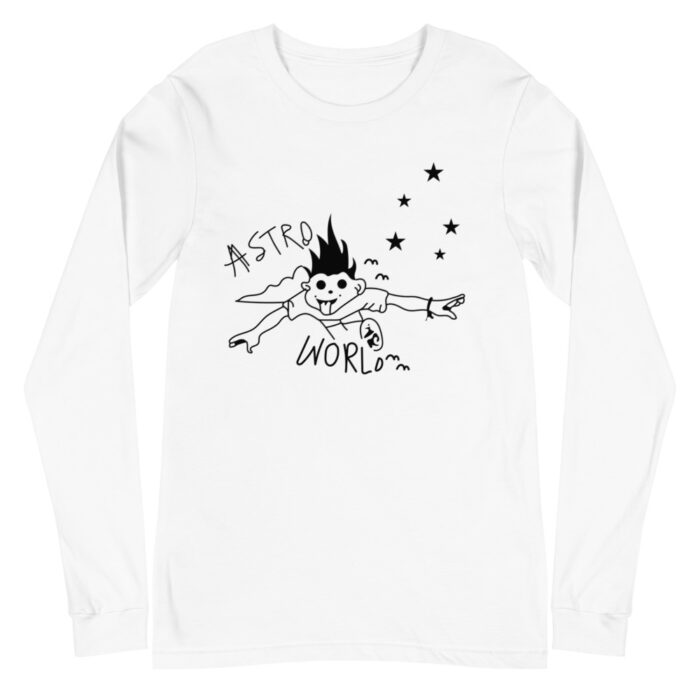 Travis Scott Astroworld Look Mom I Can Fly Astroworld Long Sleeve Tee