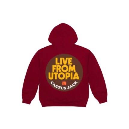 Travis Scott x McDonald s Live From Utopia Sticker Hoodie