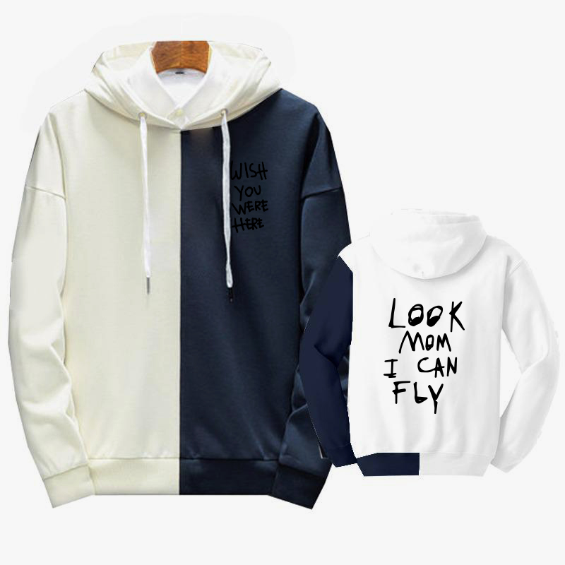 Wish You Were Here Text Luxury Hoodie