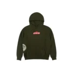 Front view of Travis Scott Cacti Mono Seal Hoodie with mono seal logo