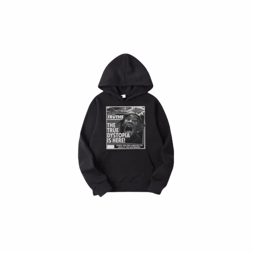 Travis Scott Escape Plan Album Cover Hoodie front view with bold graphic print