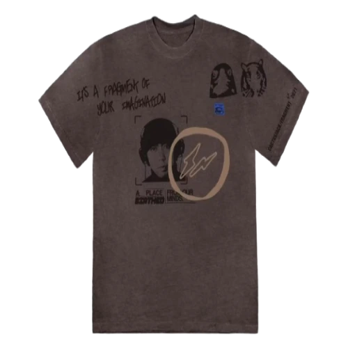 Travis Scott CJ For Fragment Hiroshi Tee front view oversized streetwear t-shirt