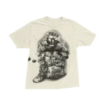 Travis Scott CJ X SpongeBob Chum Bucket Tee front graphic oversized t-shirt