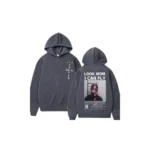 Travis Scott Cactus Jack Dark Grey Hoodie front view with bold street graphics