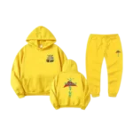 Travis Scott Cactus Jack McDonald’s hoodie and pants set front view streetwear outfit