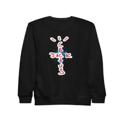 Travis Scott Cactus Jack Unisex Fleece Pullover Colored Logo