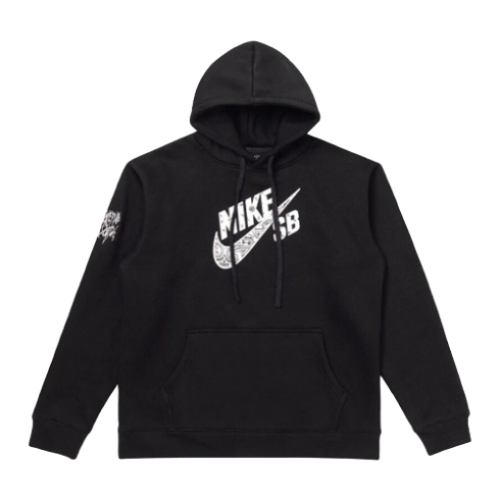Front view of Travis Scott Nike SB Hoodie with premium streetwear graphic design