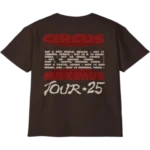 Travis Scott Tour Dates Tee Back