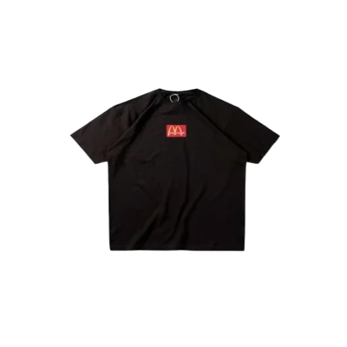 Travis Scott X CJ X McDonald’s Crew Tee front view streetwear cotton shirt