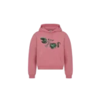 Travis Scott X Cactus Jack X Dior Pink Hoodie front view luxury streetwear oversized fit