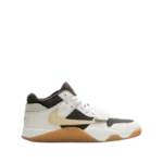 Front view of Travis Scott X Jordan Jumpman Jack TR Sail sneaker