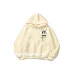 Travis Scott McDonald’s Cactus Jack Crew Hoodie front view oversized streetwear fleece hoodie