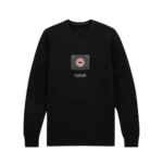Front view of Travis Scott X Nike Cactus Corp Sweatshirt oversized fit