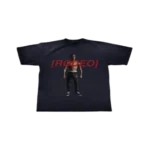 Travis Scott Rodeo 10 Years Action Figure T-Shirt front view streetwear cotton tee