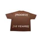 Travis Scott X Rodeo 10 Years LA Flame T-Shirt Back
