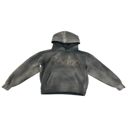 Travis Scott Rodeo 10 Years Lasso Hoodie front view oversized western streetwear hoodie
