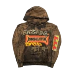 Front view of Travis Scott x CPFM ComplexCon Hoodie with oversized exclusive streetwear design