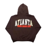 Back view of Travis Scott x CPFM Free Thugger Hoodie with graphic streetwear print